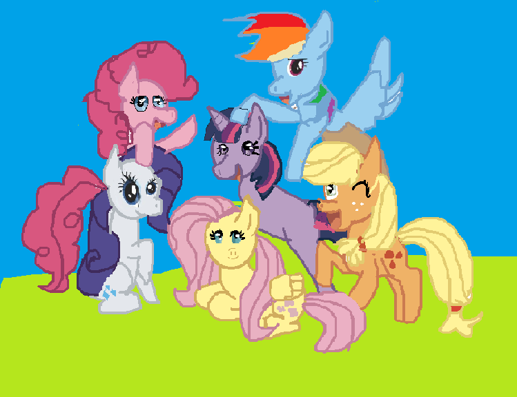 Mlp Socializing Mlp Friends by TuliTassu on DeviantArt