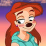 Roxanne Blushing