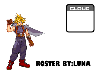 SSF2:Roster Cloud by:luna by LunaGremory on DeviantArt