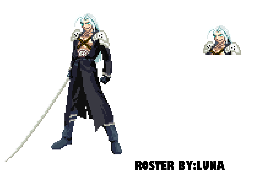 SSF2:Sephiroth Roster:by luna by LunaGremory on DeviantArt