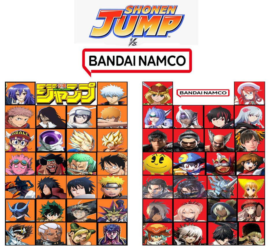 Shonen Jump Vs. Bandai Namco Roster Wishlist by zdane3t on DeviantArt