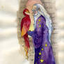 Dumbledore and Fawkes