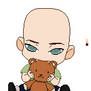 evil baby base bald