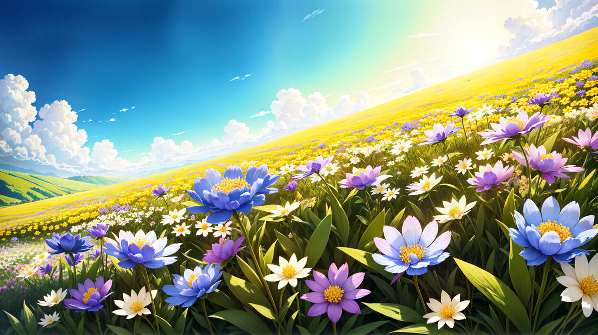 Springflowers by XavCovert on DeviantArt