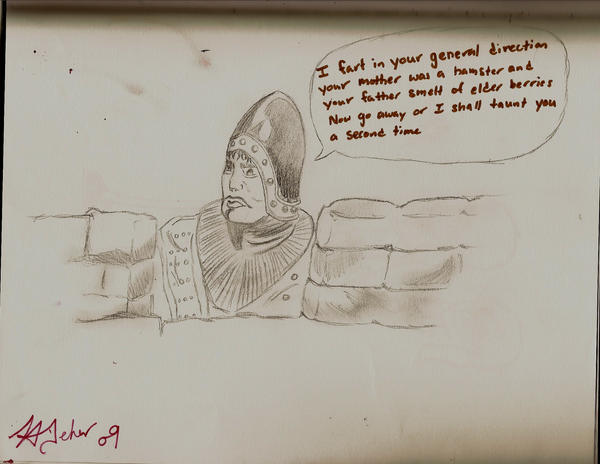 monty python french knight by mindfreak17 on DeviantArt