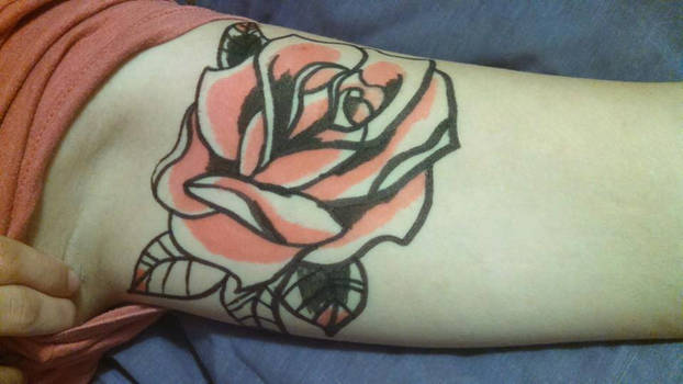 Rose on Skin