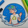 Earth-Chan [Fan Art]