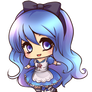 Juvia blinking chibi