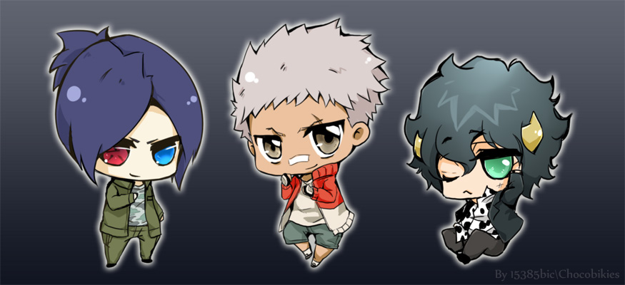 Short and stumpy chibi Hitman Reborn set 2