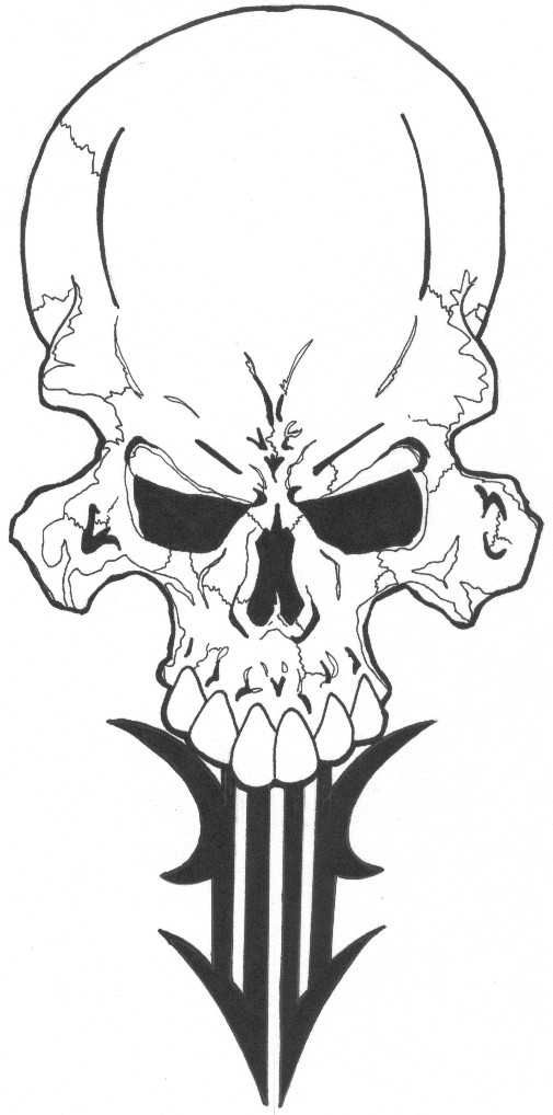 Tribal Skull