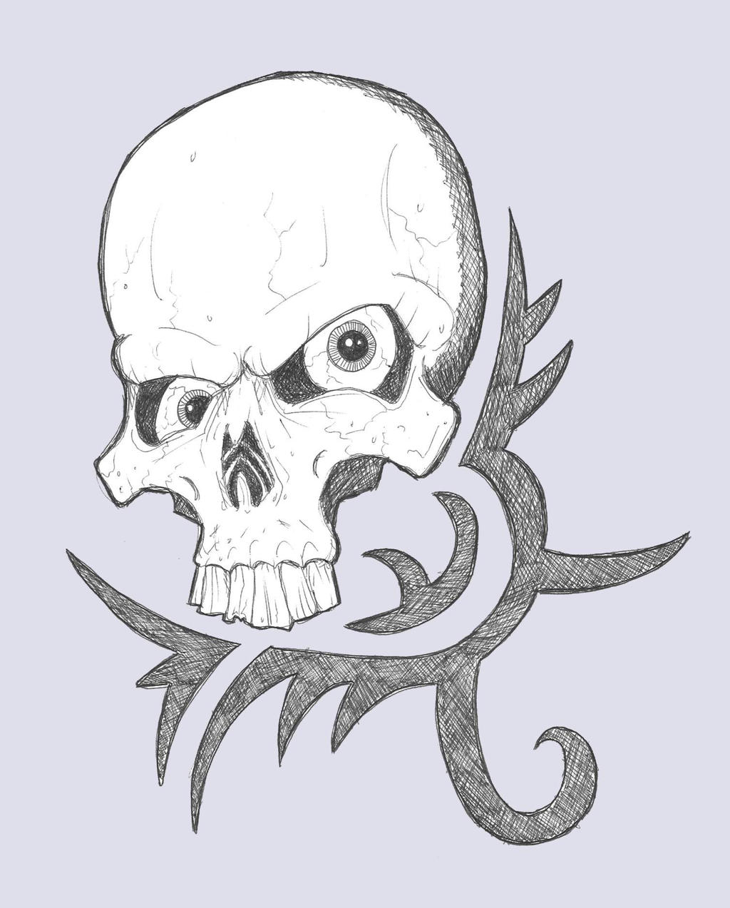 Skull Tribal2