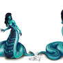 Turquoise naga