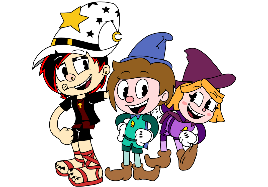 Three Cartoon Wizards by SharkRomes1900 on DeviantArt