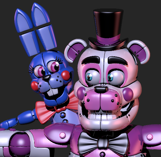 stylized Funtime Freddy (WIP#2)