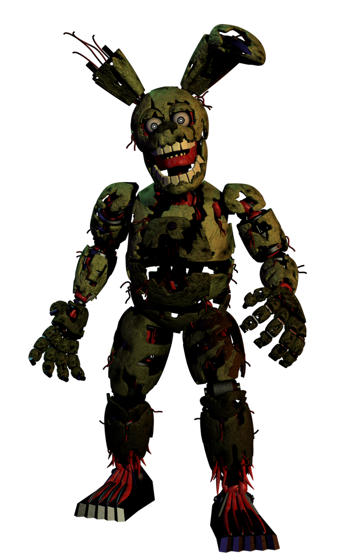 Stylized Springtrap V1.5 by Morigandero on DeviantArt