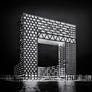 Amsterdams triumphal Arch at the Waterfront