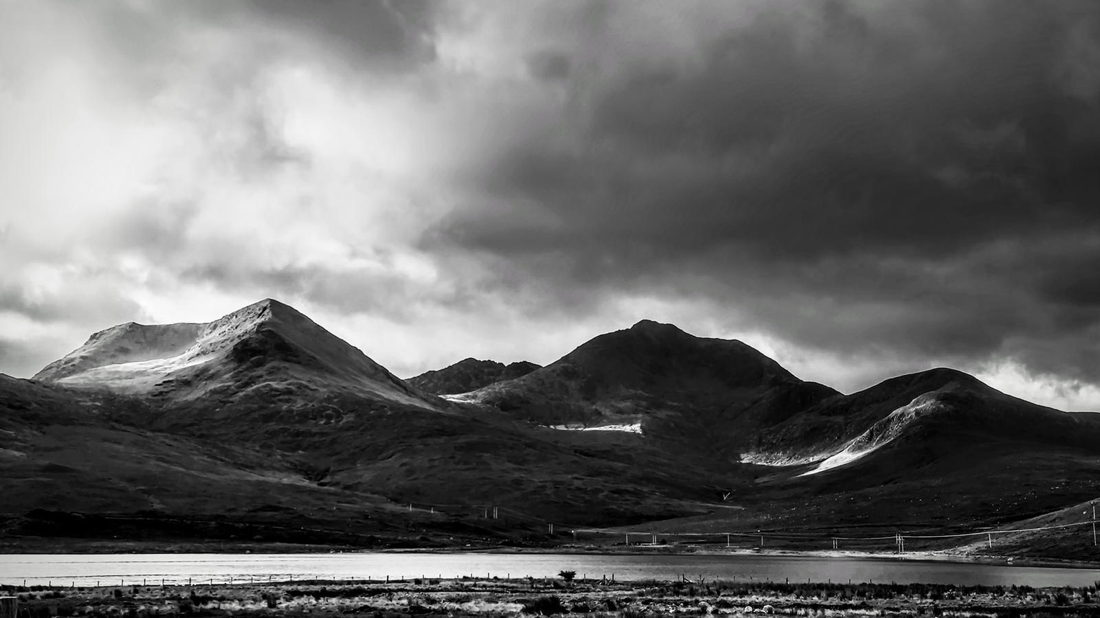 Morning Glory over Isle of Skye Mountain range