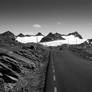 The Road to snowy peaks feat. Norway Mountains