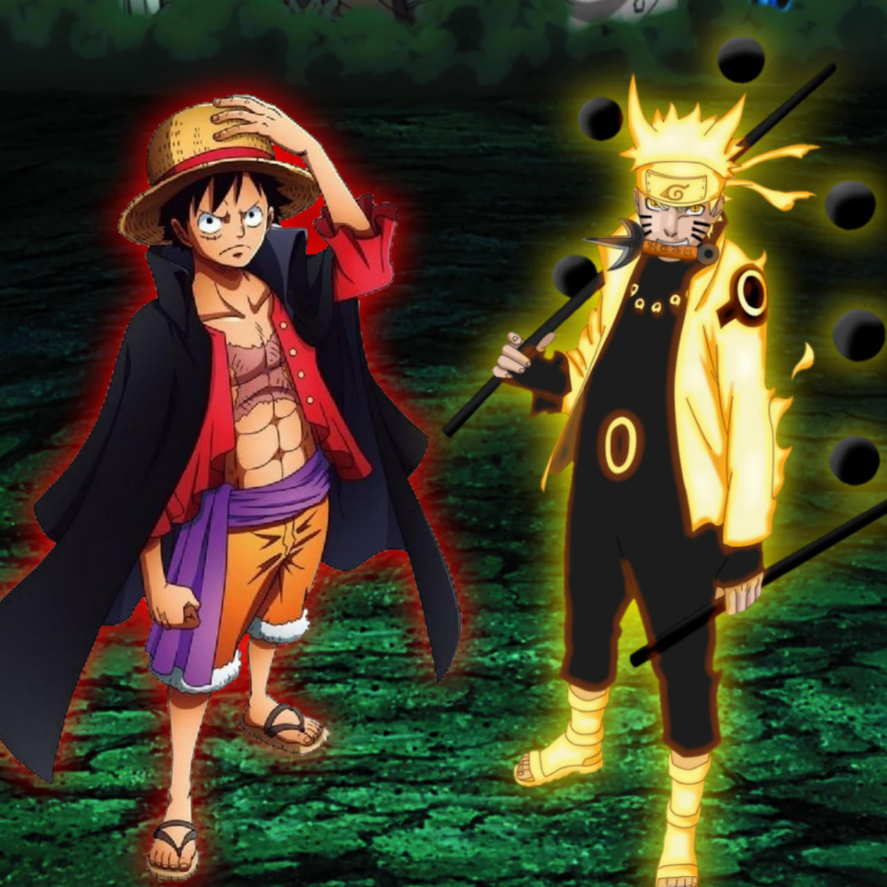 Naruto And Luffy by UtaSing on DeviantArt