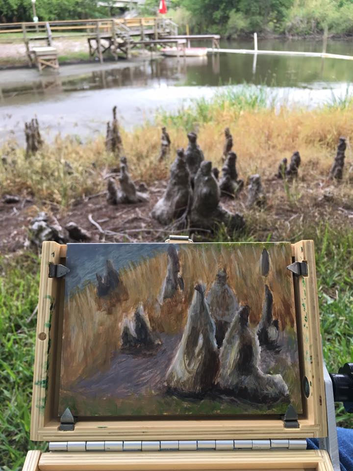 Plein Air Cypress Knees