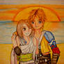 Final Fantasy X Tidus and Yuna