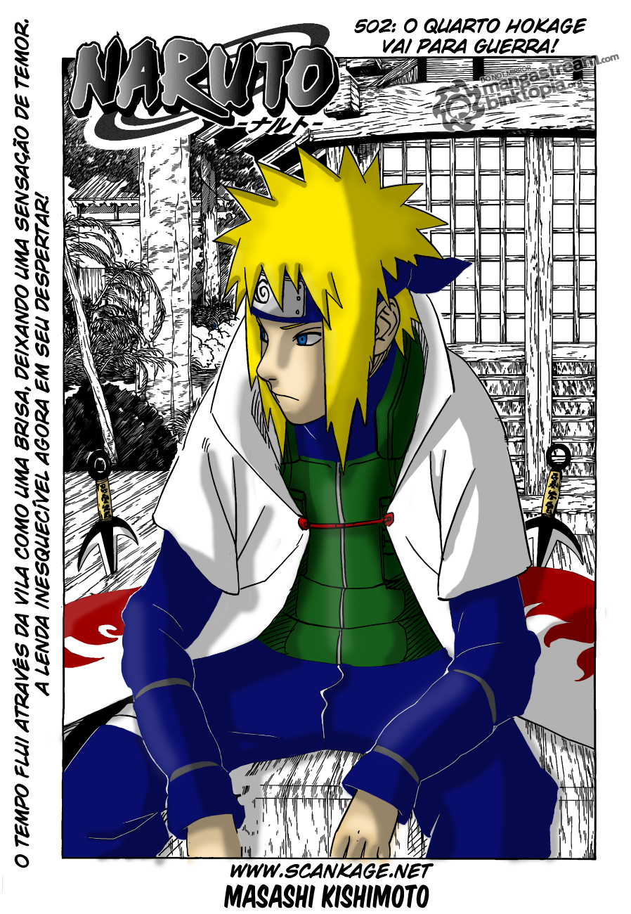 Namikaze Minato Color Manga Cover by Dropex013 on DeviantArt