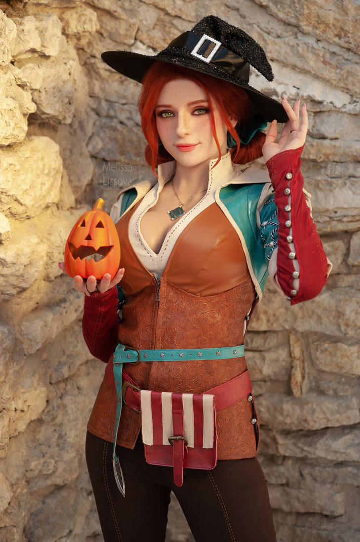 Triss Merigold cosplay The Witcher 3 Halloween ver