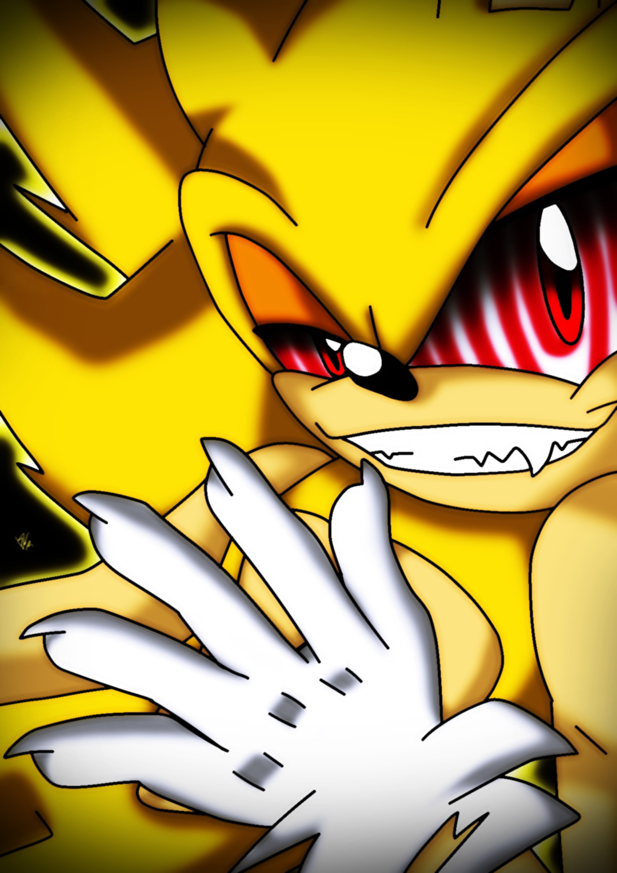 FANART:.:GIFT:. Fleetway Super Sonic by BlueBlurApple on DeviantArt