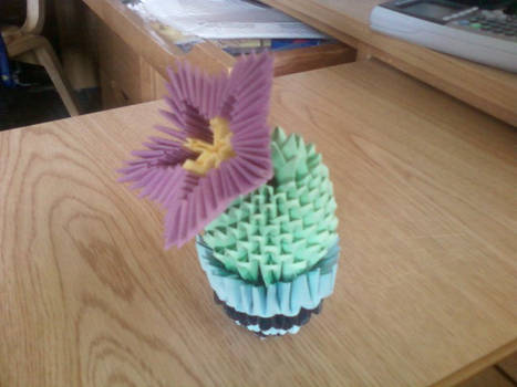 3D origami Cactus