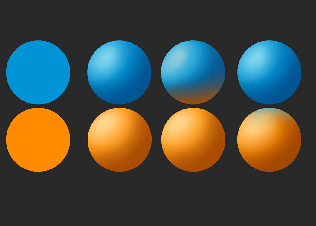 Shading Practice - Spheres 1 by joshuchiha12 on DeviantArt