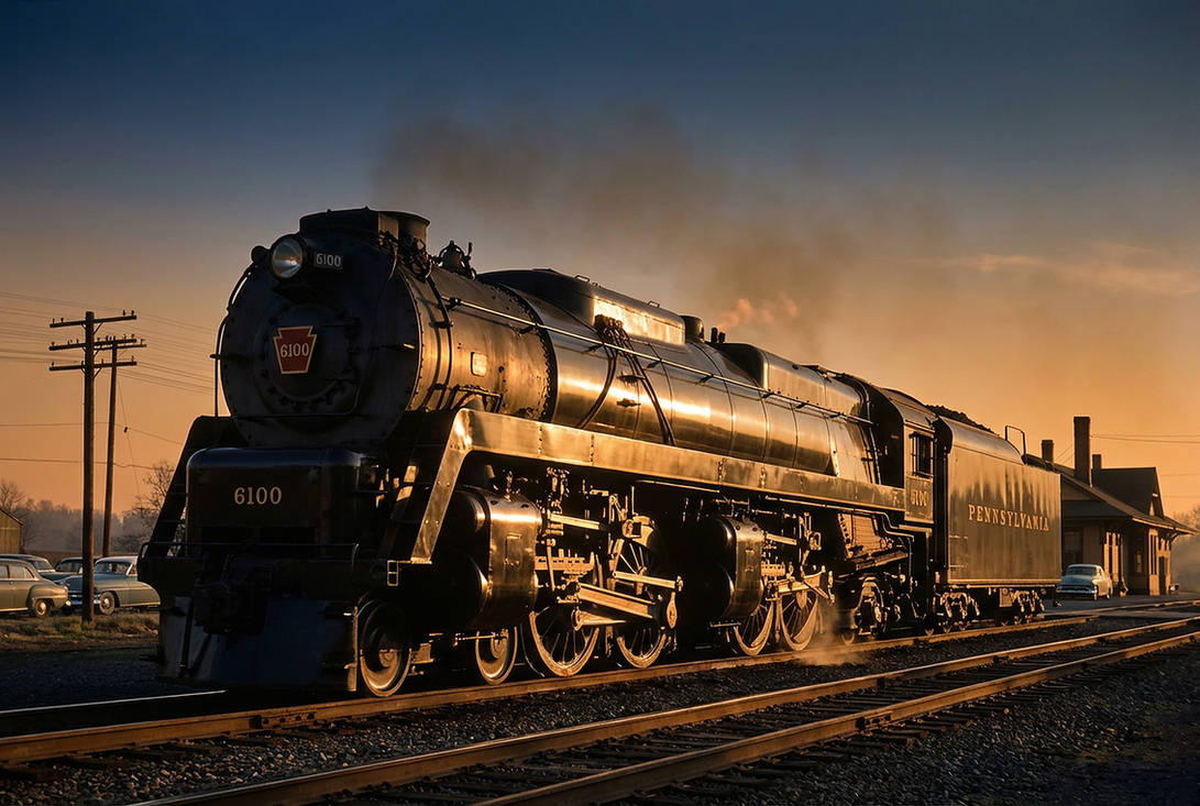 Fast Freight Prr PRR T1 Duplex 4-4-4-4 Freight Version by mindsap on DeviantArt