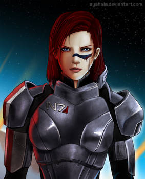 ME3 - Commander Shepard detail