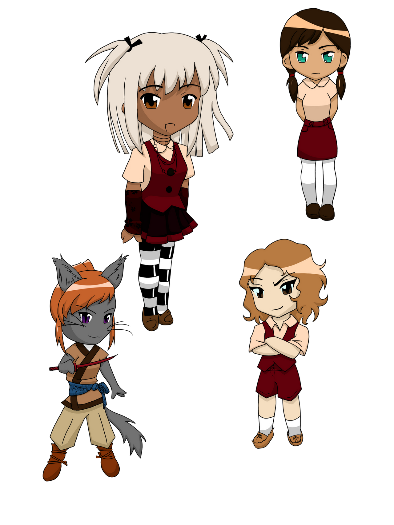 Gerald Chibi Character Chibis Part One by NotYourAverageAlien on DeviantArt