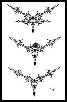 Gothic Lace Tattoo Splash 002