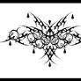 Gothic Lace Print Filigree 007