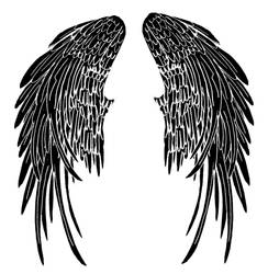 Angel wings tattoo V3