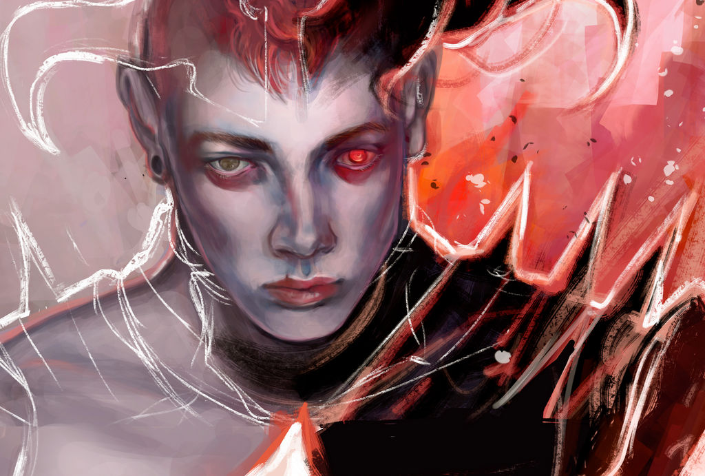 Inner Demon detail by FrancescaAzzoni on DeviantArt