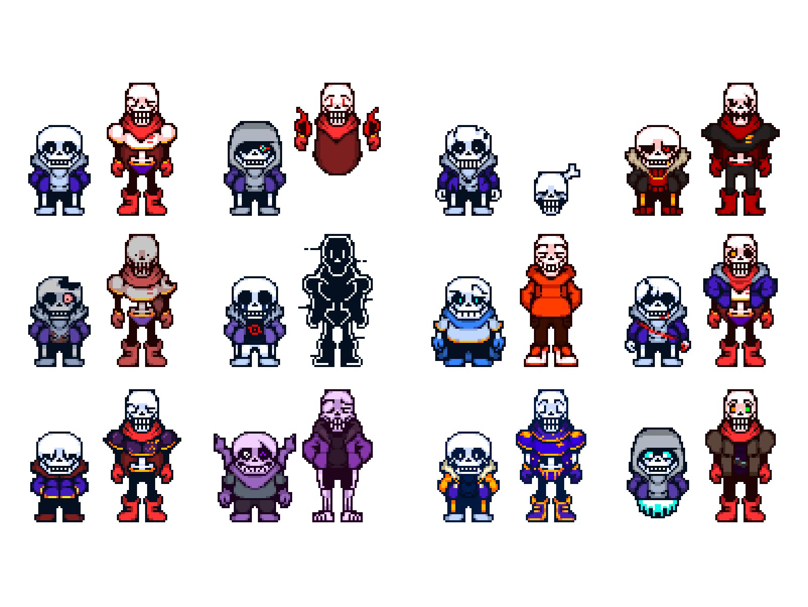 Dusttale - Sans battle sprite (animated) by sotwound on DeviantArt