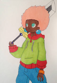 Afro Fantasy Hero