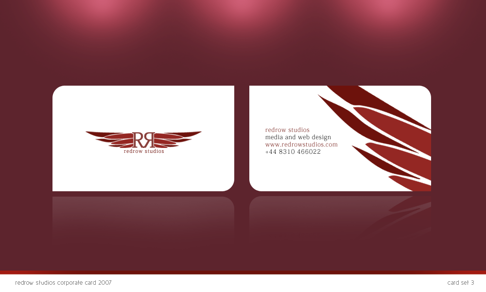 Redrow business card by Fictionfourtyfour