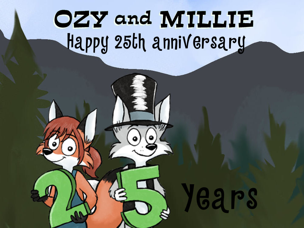 Ozy and Millie 25th anniversary by dilser101 on DeviantArt