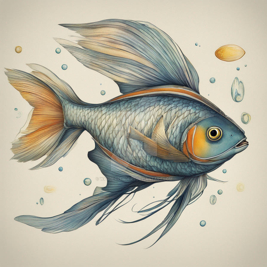 Flying Fish by WanderRenders on DeviantArt