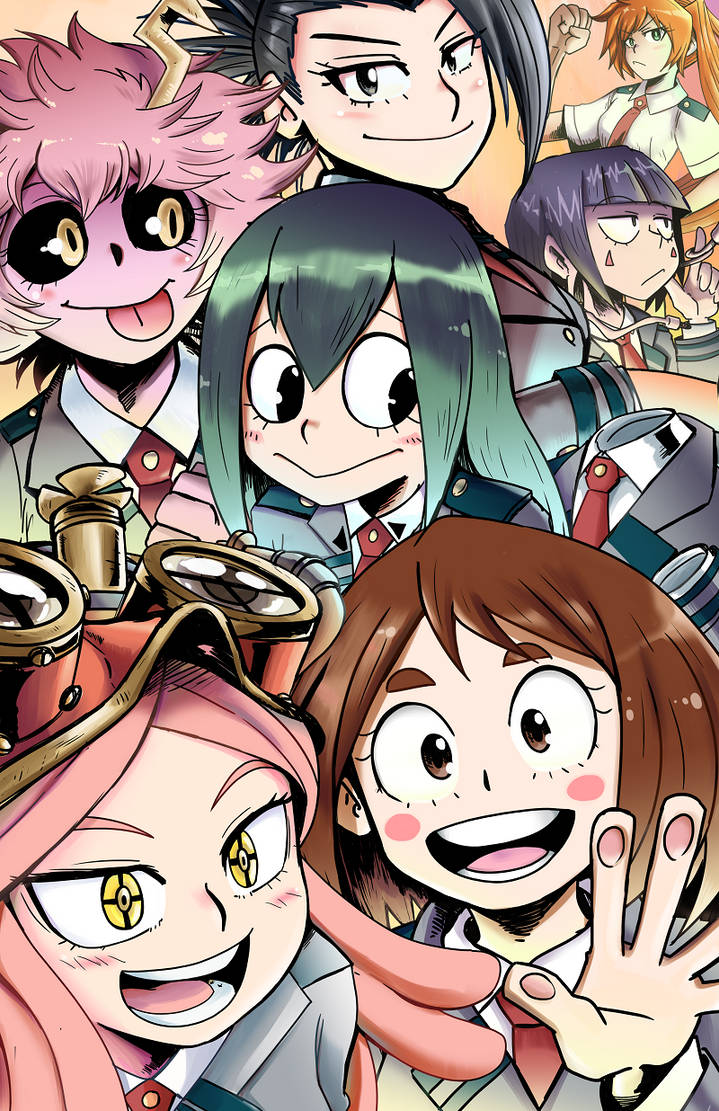 Boku no Hero fan art - Girl's side by DOL2006