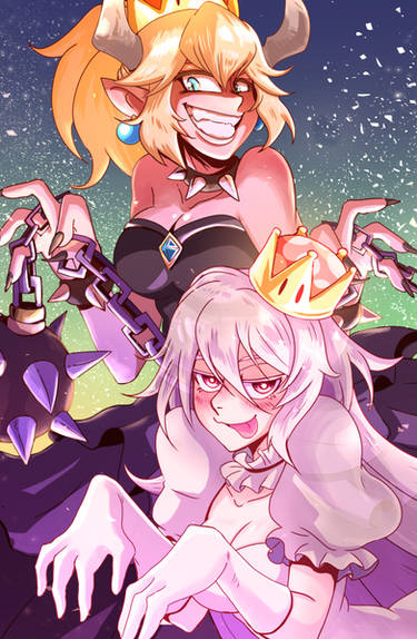 Bowsette and Boosette