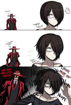 yeeting myself outta there [Hellsing crossover]