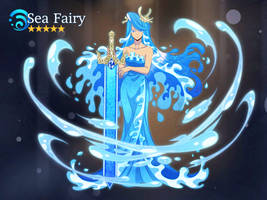 Sea Fairy Splash Art [Cookie Run/Genshin Impact]