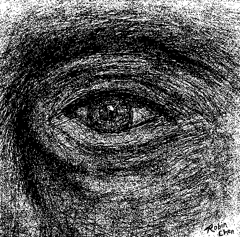 scribble of eye