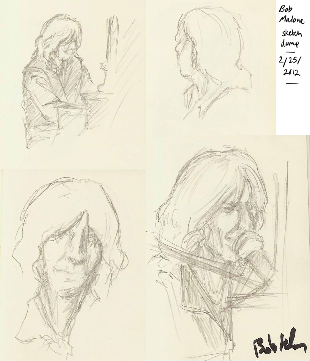 Bob Malone (Quick sketches)