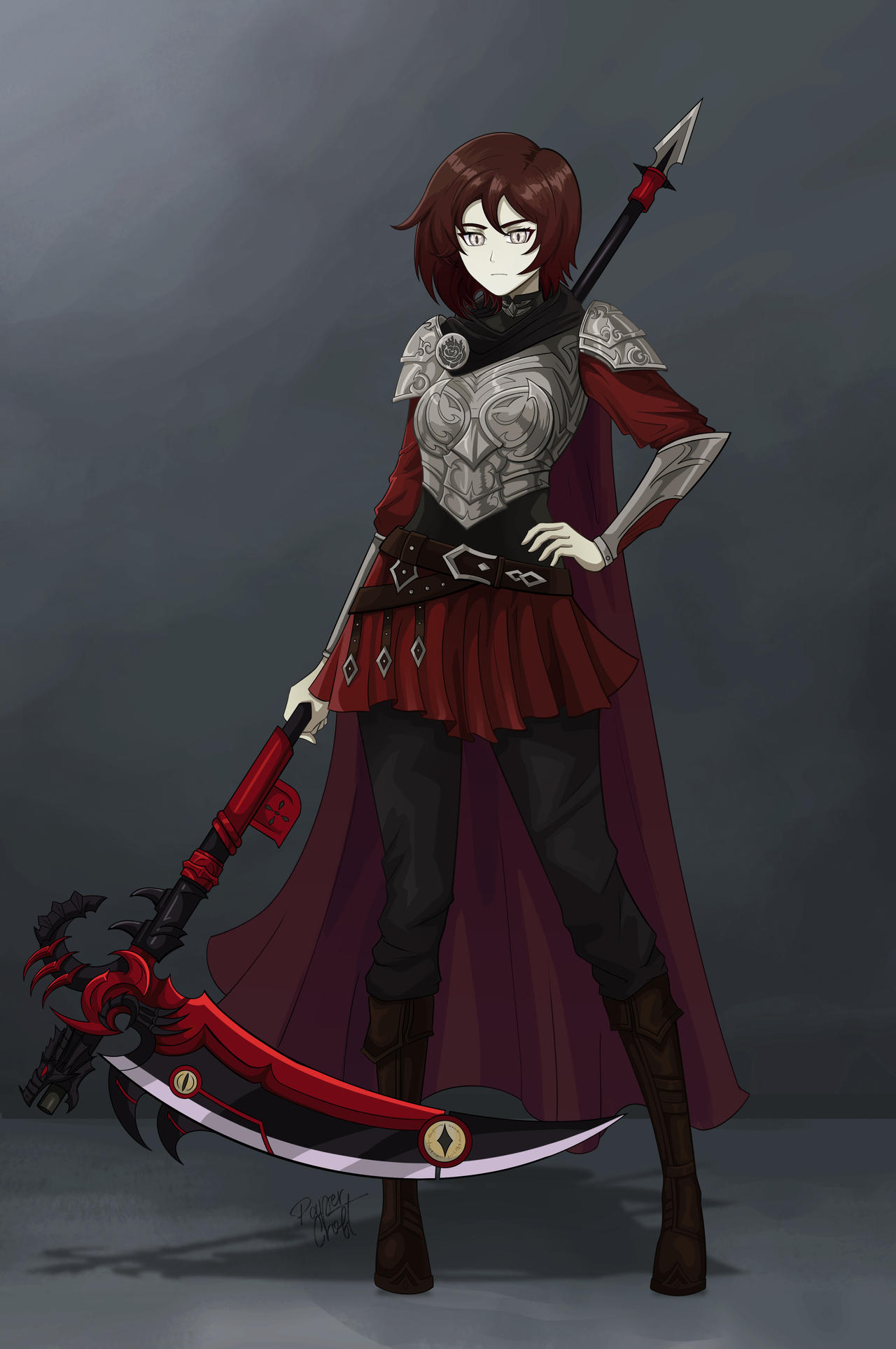 Grimm Vampire - Ruby Rose by papercroft on DeviantArt