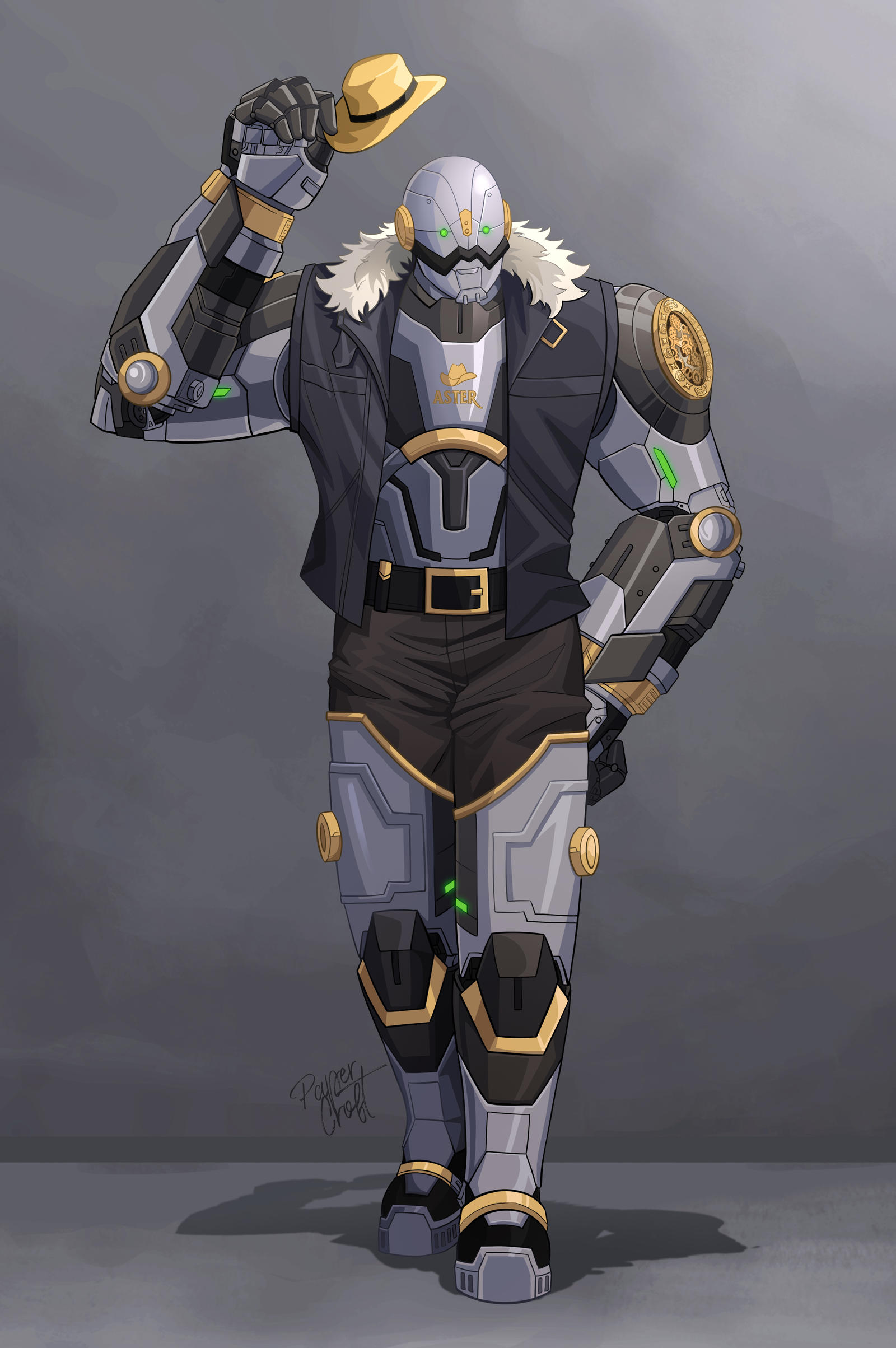 Overwatch2 Romen Oc ASTER - Overwatch insipered OC by papercroft on DeviantArt